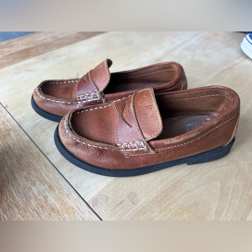 Croquet Jr Classic Brown Kids Loafers from Florsheim shoe company